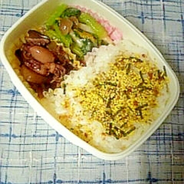 ☆小いか煮物と小松菜柚子味噌弁当☆